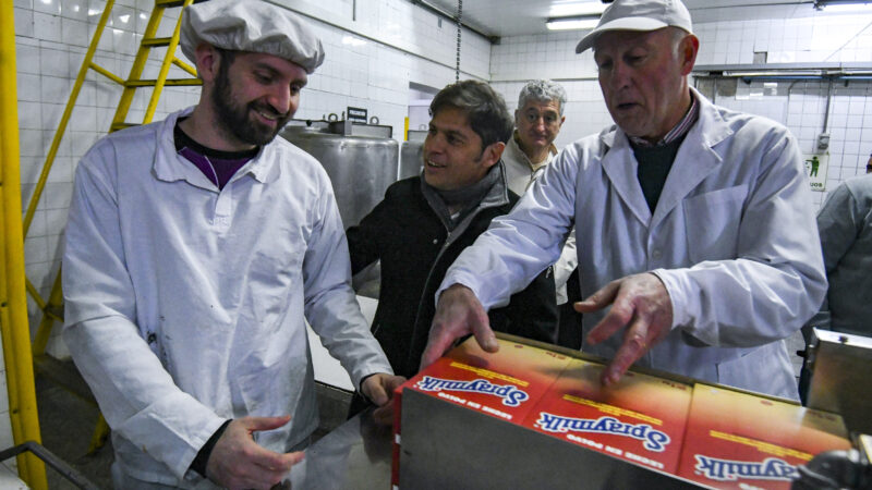 Kicillof: «Nuestros esfuerzos están dedicados a profundizar la expansión productiva»