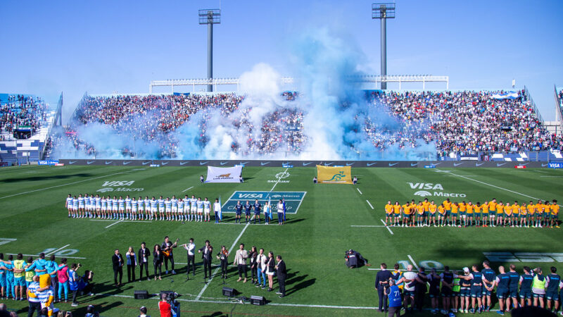 Los Pumas vencieron a Australia, 48 a 17, en la segunda fecha del torneo Rugby Championship.