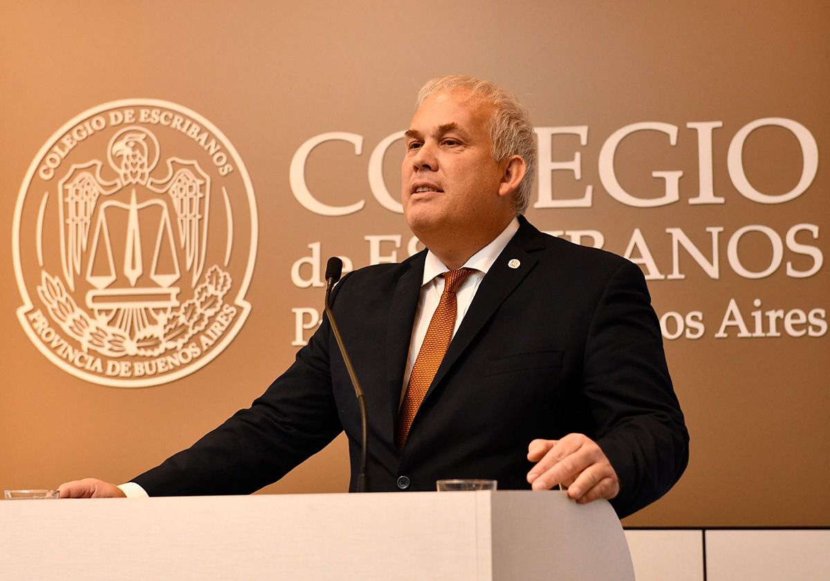 Diego Leandro Molina reelecto presidente del Colegio de Escribanos de la provincia de Buenos Aires