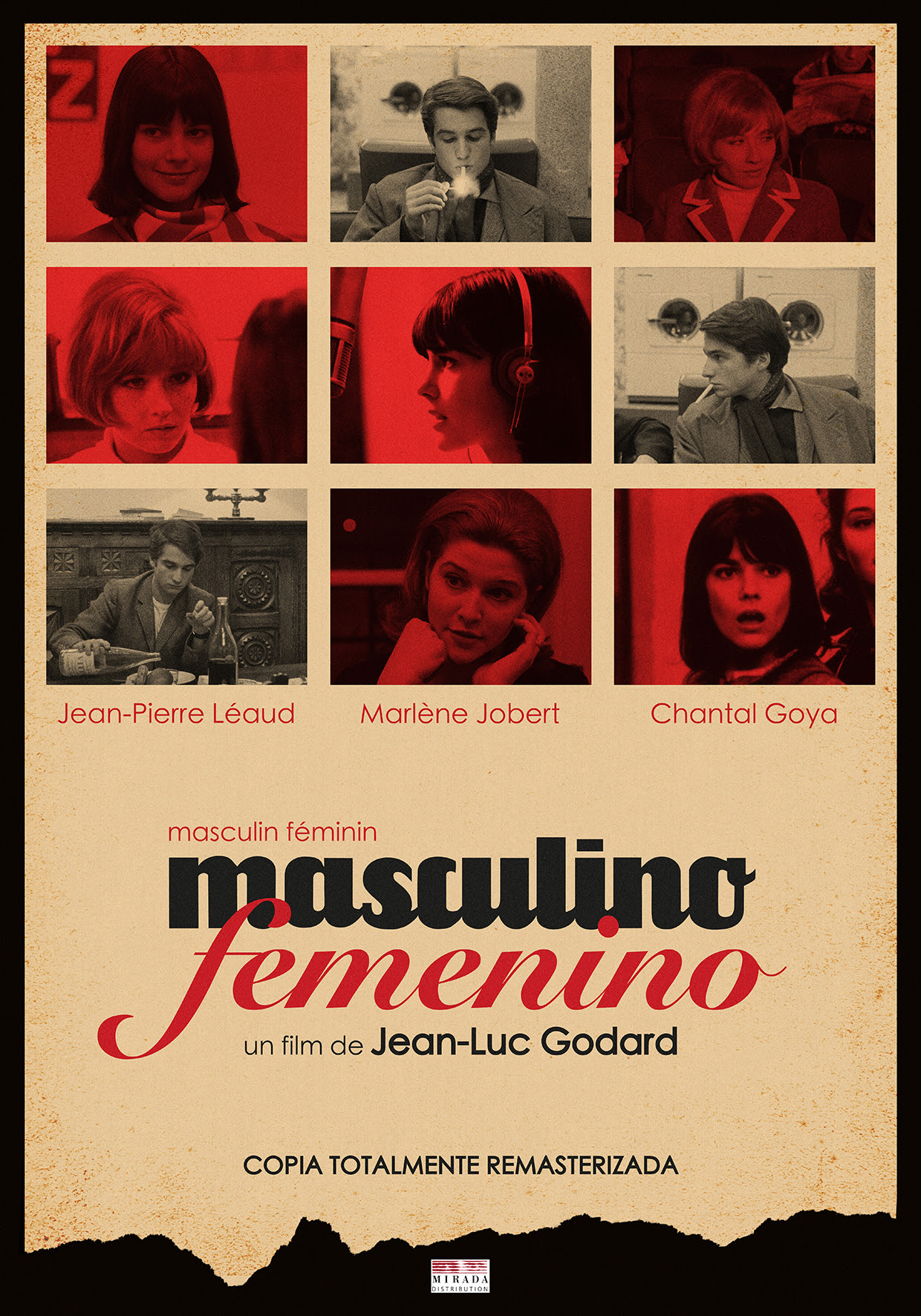 Se reestrena en cines el filme Masculino-Femenino, de Jean-Luc Godard