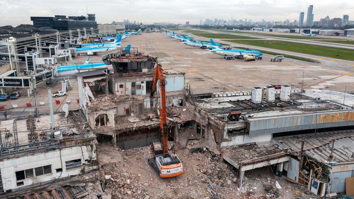 Aeroparque Jorge Newbery: Con una inversión que supera los 550 millones de pesos avanzan las obras