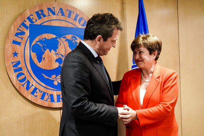 Massa se reunió con Georgieva en Washington y calificó de «excelente» el encuentro