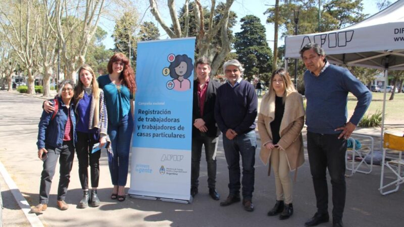 Campaña de registración de trabajadoras de casas particulares