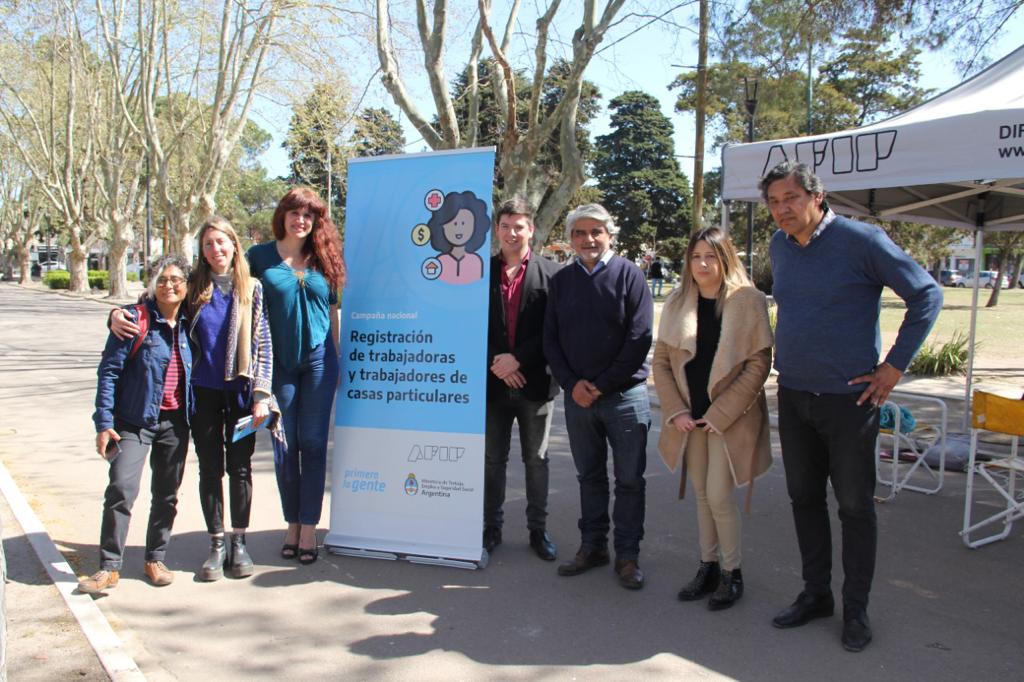 Campaña de registración de trabajadoras de casas particulares