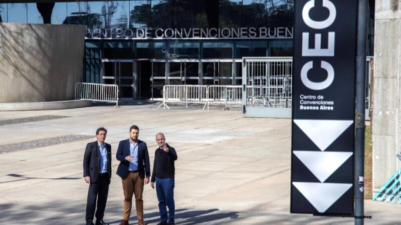 CABA: Rodríguez Larreta recorrió las obras del Centro de Convenciones