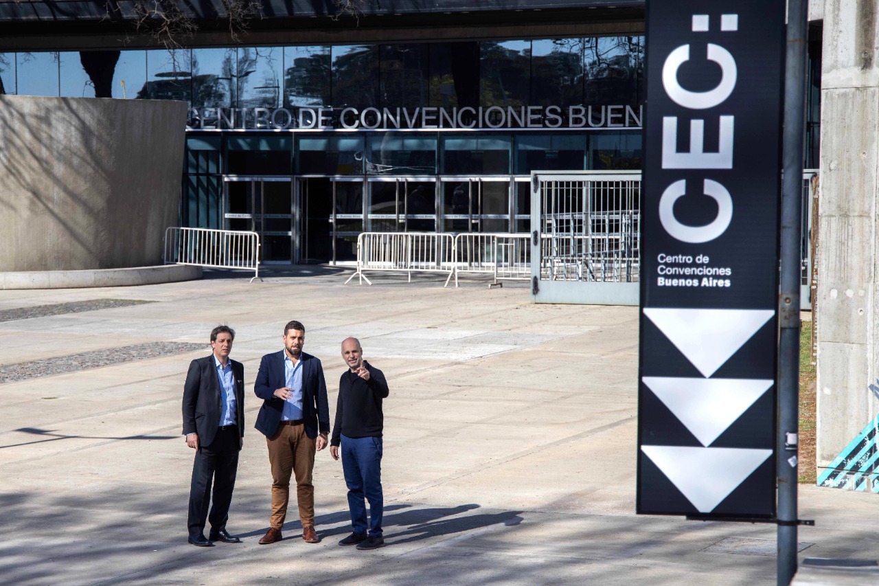 CABA: Rodríguez Larreta recorrió las obras del Centro de Convenciones