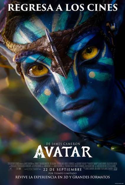 Regresa a los cines Avatar, dirigida por James Cameron