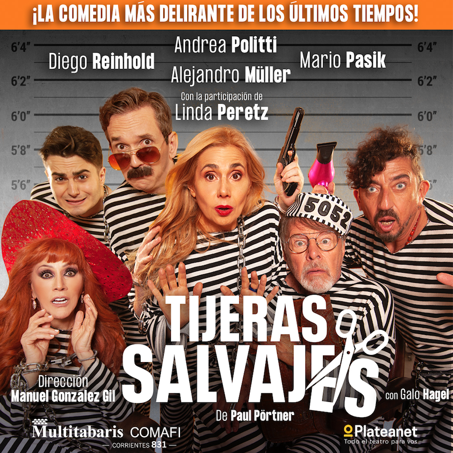 «Tijeras salvajes”: improvisación alocada, humor y misterio