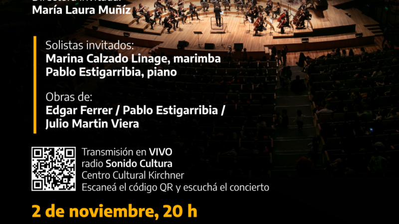 La Orquesta  de Música “Juan De Dios Filiberto» se presenta en el CCK