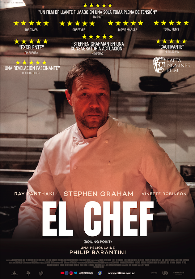 El Chef, un carismático jefe de cocina en un restaurante de Londres
