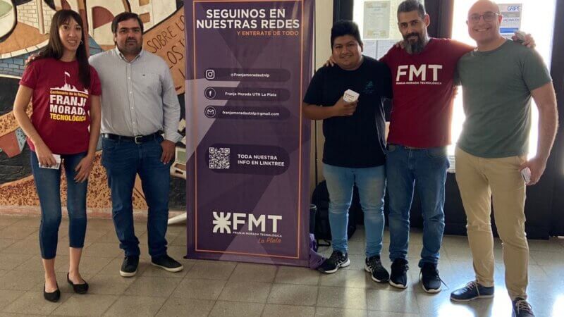 Tras 20 años reapareció Franja Morada en la UTN La Plata
