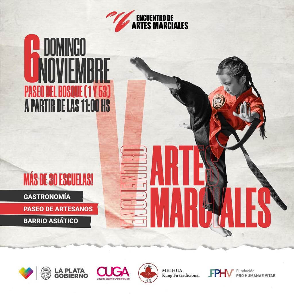 La Plata: se viene el Quinto Encuentro de Artes Marciales