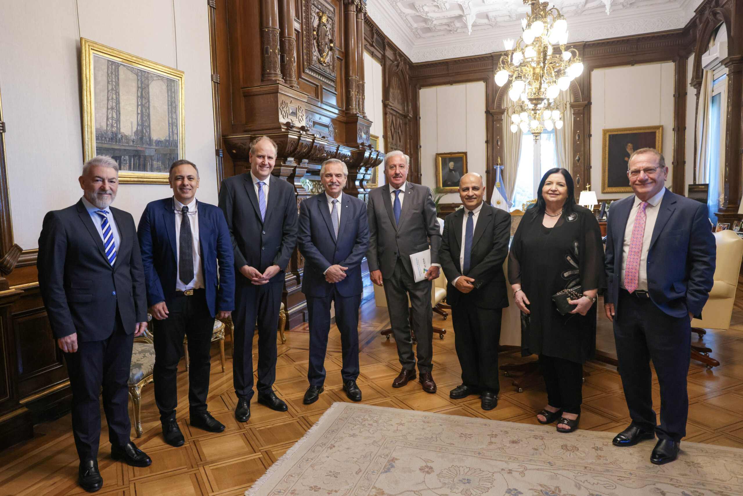 El presidente recibió a referentes de las Iglesias Evangélicas