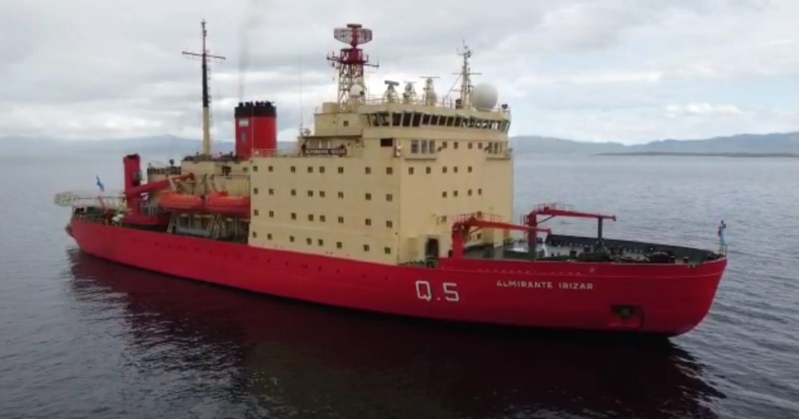 Zarpa el rompehielos Irízar y comienza la segunda etapa de la Campaña Antártica