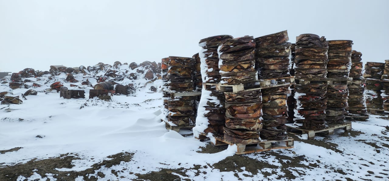 Residuos: récord de tambores retirados en la Base Antártica Marambio