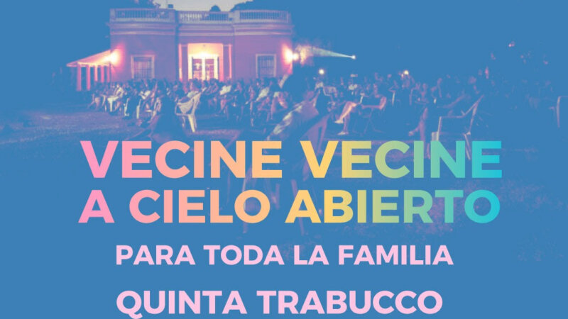 Florida: arranca el ciclo Cine a Cielo Abierto, para toda la familia, en la Quinta Trabucco.