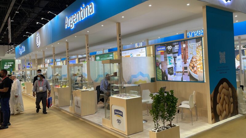 Dubai: cien exportadores argentinos participan de la feria de la industria de alimentos y bebidas