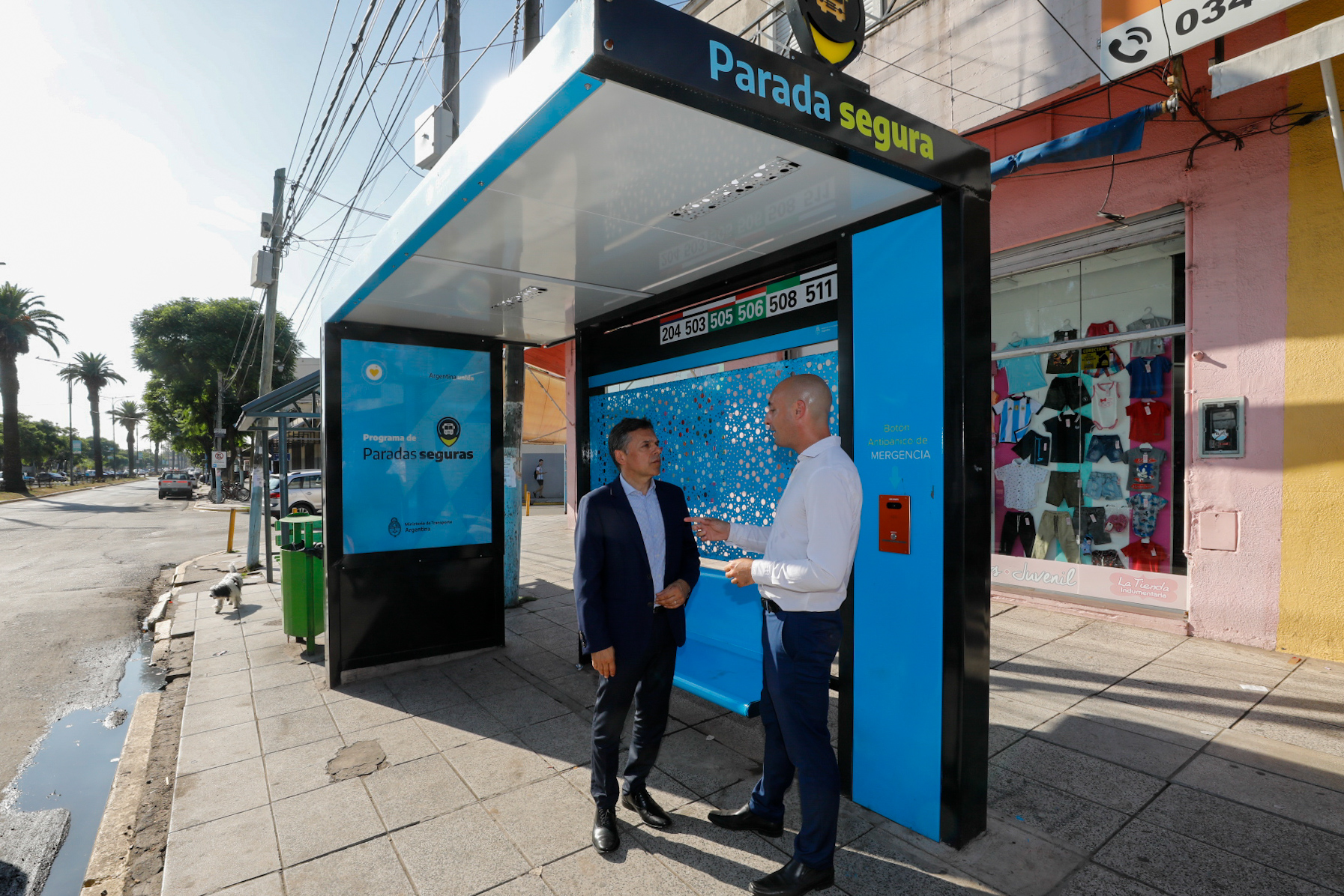 Avanza la implementación de paradas seguras en la provincia de Buenos Aires