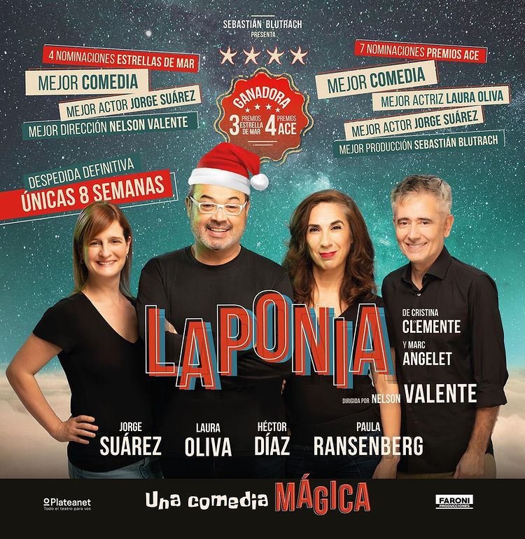 La multipremiada «Laponia» regresa a Buenos Aires y se presenta en el Multiteatro
