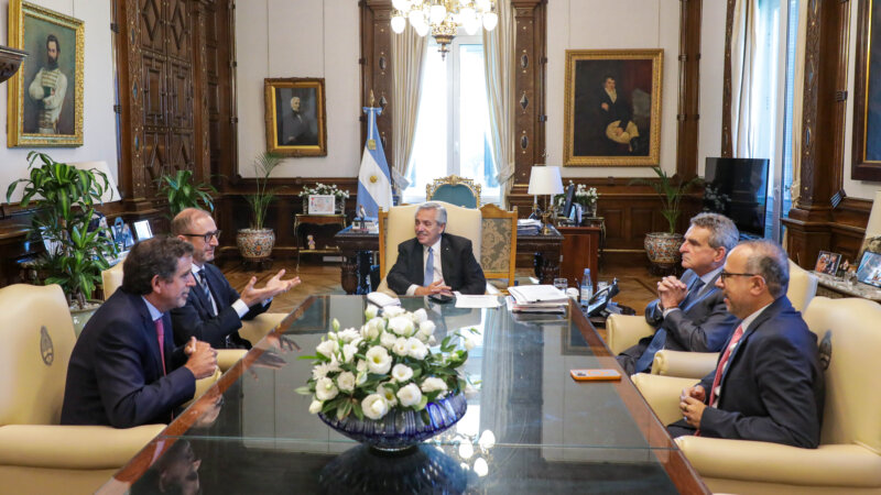 El Presidente se reunió con directivos de Bioceres y Adecoagro