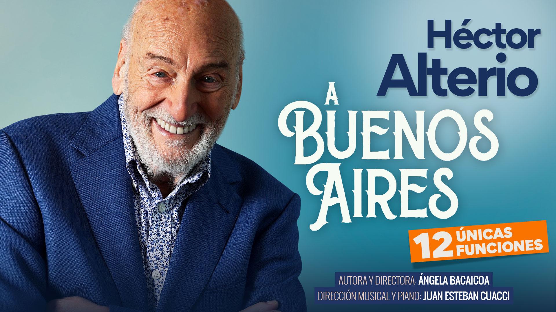 Héctor Alterio se presenta a partir del 7 de abril en el teatro Astros