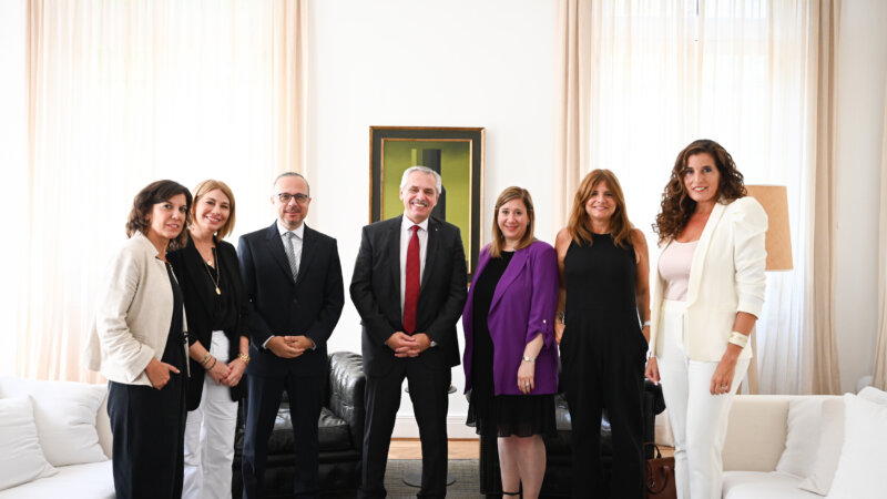El presidente Alberto Fernández se reunió con empresarias