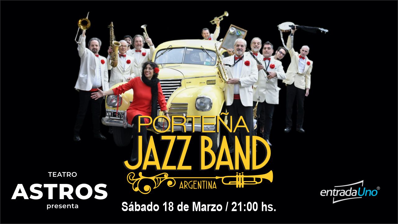 Porteña Jazz Band muestra su calidad musical en el Teatro Astros