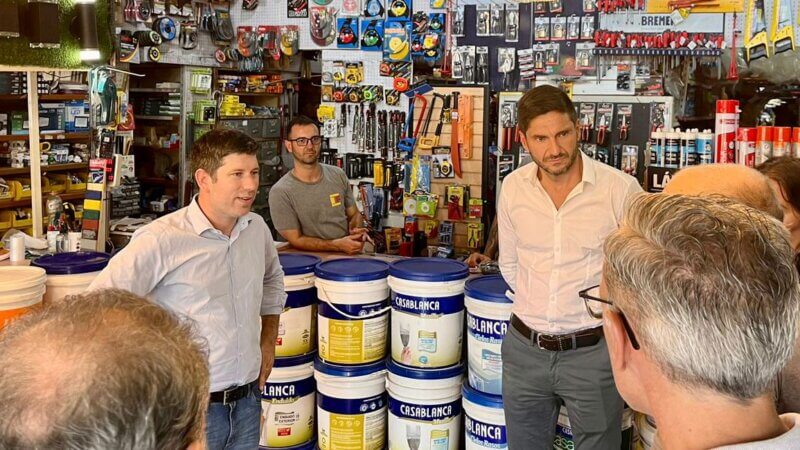 Con el foco en la seguridad del conurbano, Pablo Domenichini recibió a Maximiliano Pullaro en Esteban Echeverría