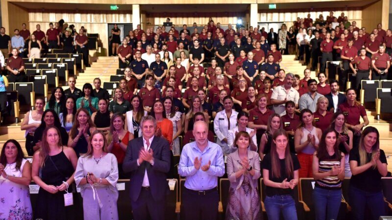 Rodríguez Larreta homenajeó a mujeres del Sistema Integral de Seguridad