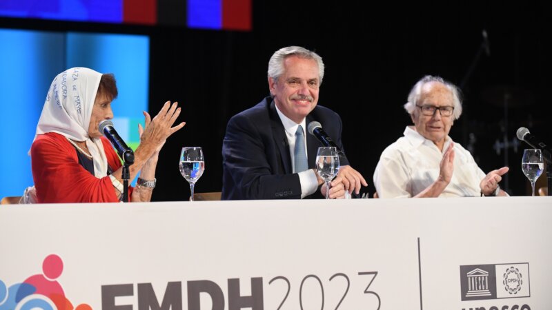 El presidente participó del III Foro Mundial de Derechos Humanos (con video)