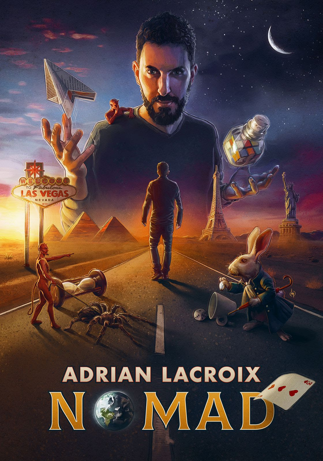 El reconocido ilusionista Adrián Lacroix comienza su gira mundial con presentaciones en la Argentina