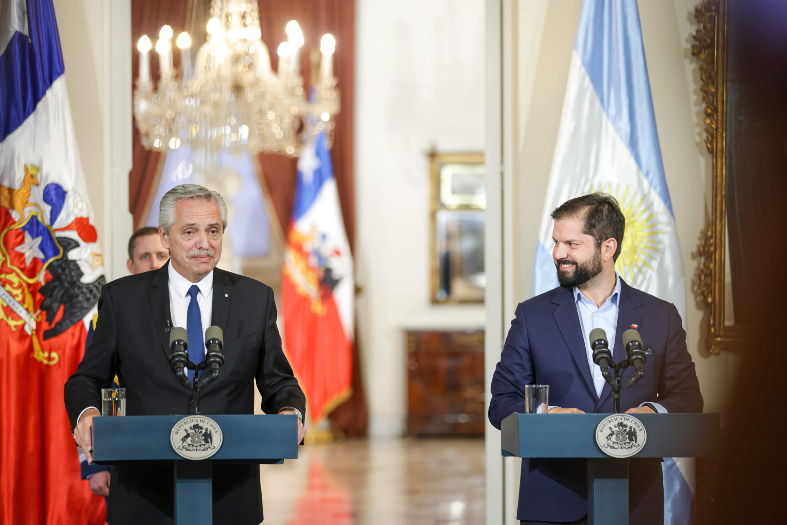 Fernández y Boric reafirmaron la importancia de la relación entre la Argentina y Chile