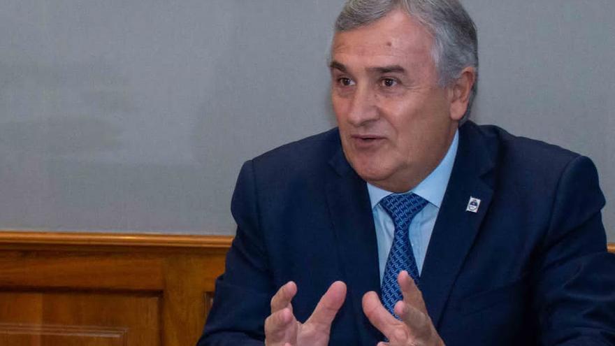 Gerardo Morales, en campaña electoral, visita La Plata