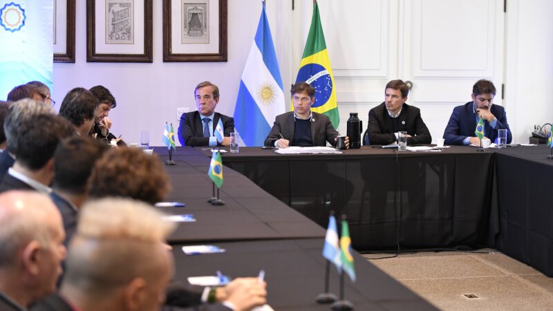 Kicillof se encuentra en Brasil encabezando una misión comercial