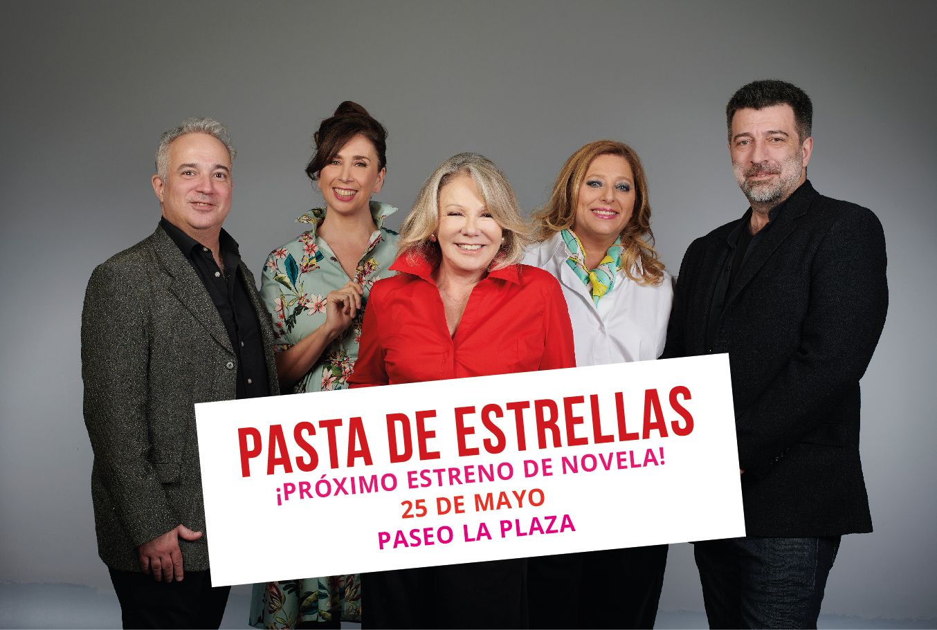 Soledad Silveyra en el Paseo La Plaza con «Pasta de Estrellas». Estrena el 25 de mayo
