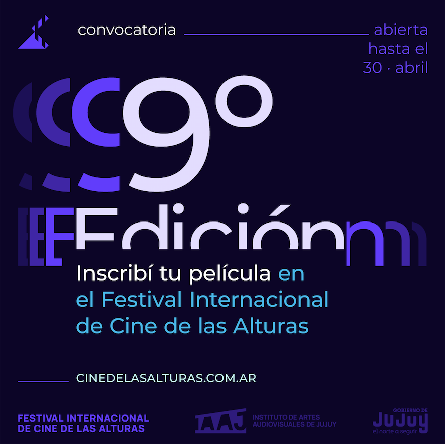 Inscribí tu película para Festival Internacional de Cine de las Alturas