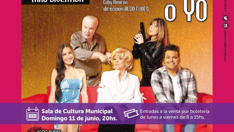 «Mi suegra o yo», una comedia costumbrista en la sala del Teatro Municipal Brandsen