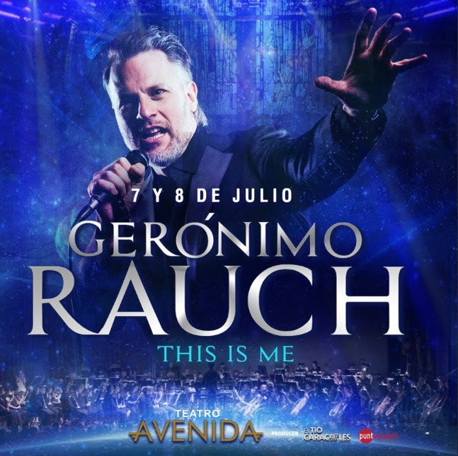 Gerónimo Rauch vuelve a la Argentina con nuevo show en el teatro Avenida