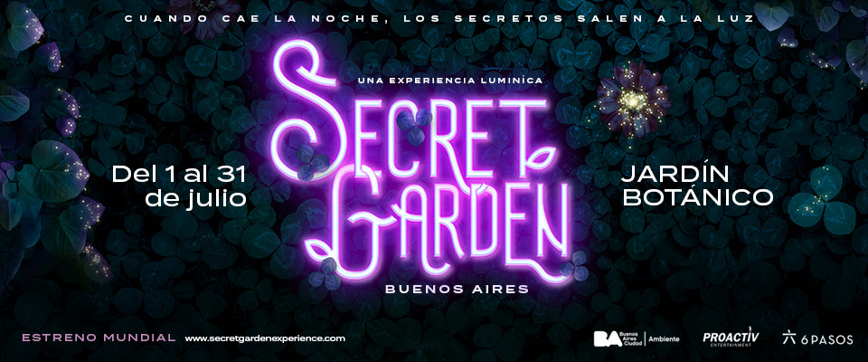 El Jardín Botánico de Buenos Aires se transformará en un museo lumínico.