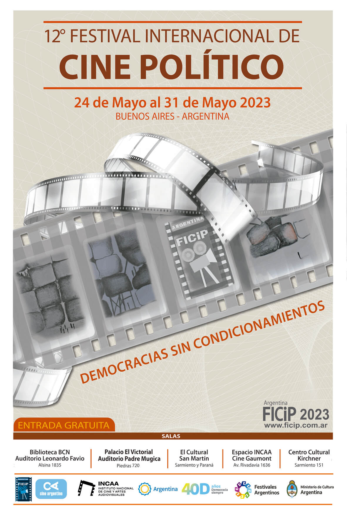Se viene 12va. Edición del Festival Internacional de Cine Político – FICIP 2023