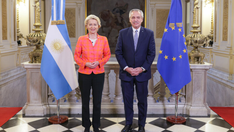 Alberto Fernández y Ursula von der Leyen destacaron la importancia del vínculo entre la Argentina y la Unión Europea