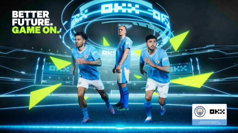 OKX será patrocinador del Manchester City en las mangas del equipo