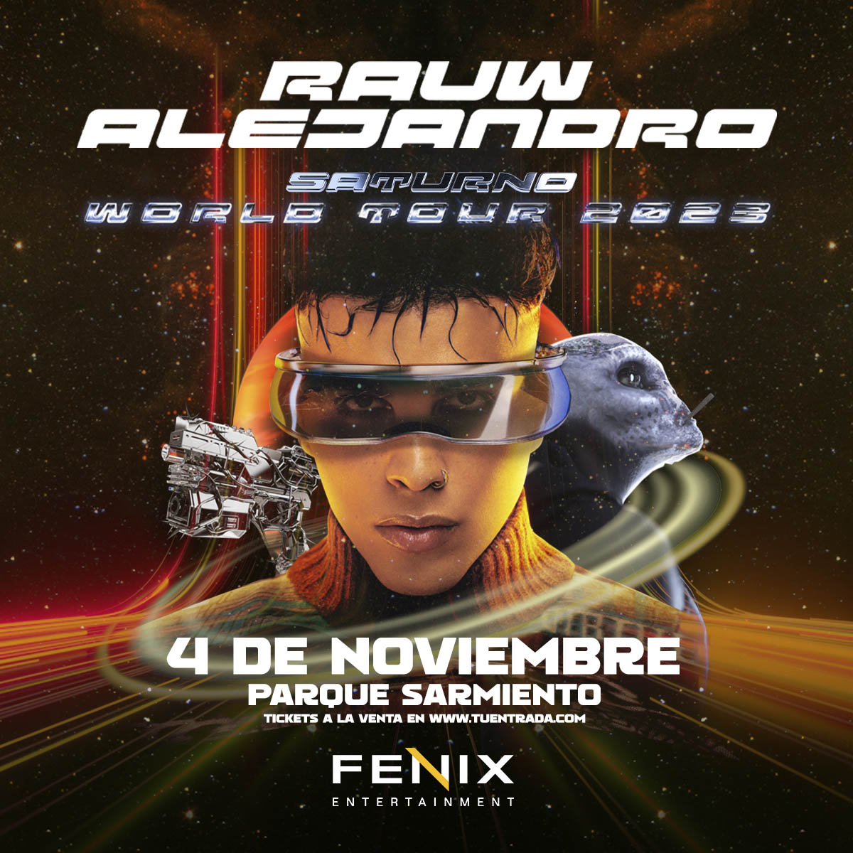 Rauw Alejandro anuncia su show en Argentina para el sábado 4 de noviembre