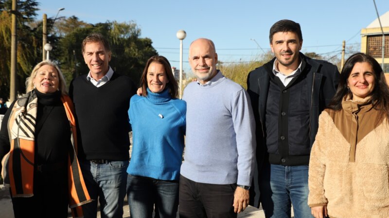 Rodríguez Larreta, Santilli y Carrió en Azul: “Nuestro apoyo absoluto a Natalia Colomé, nuestra futura intendente de Azul»