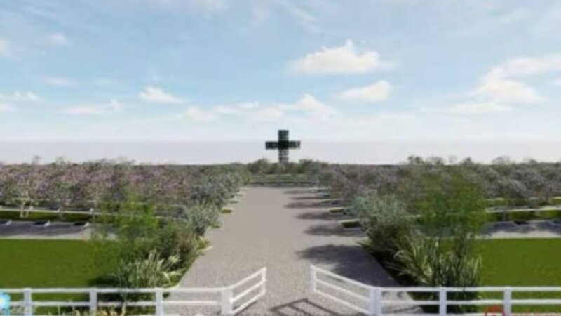 Donación de Agrimensores bonaerenses para la creación del Homenaje al cementerio Darwin
