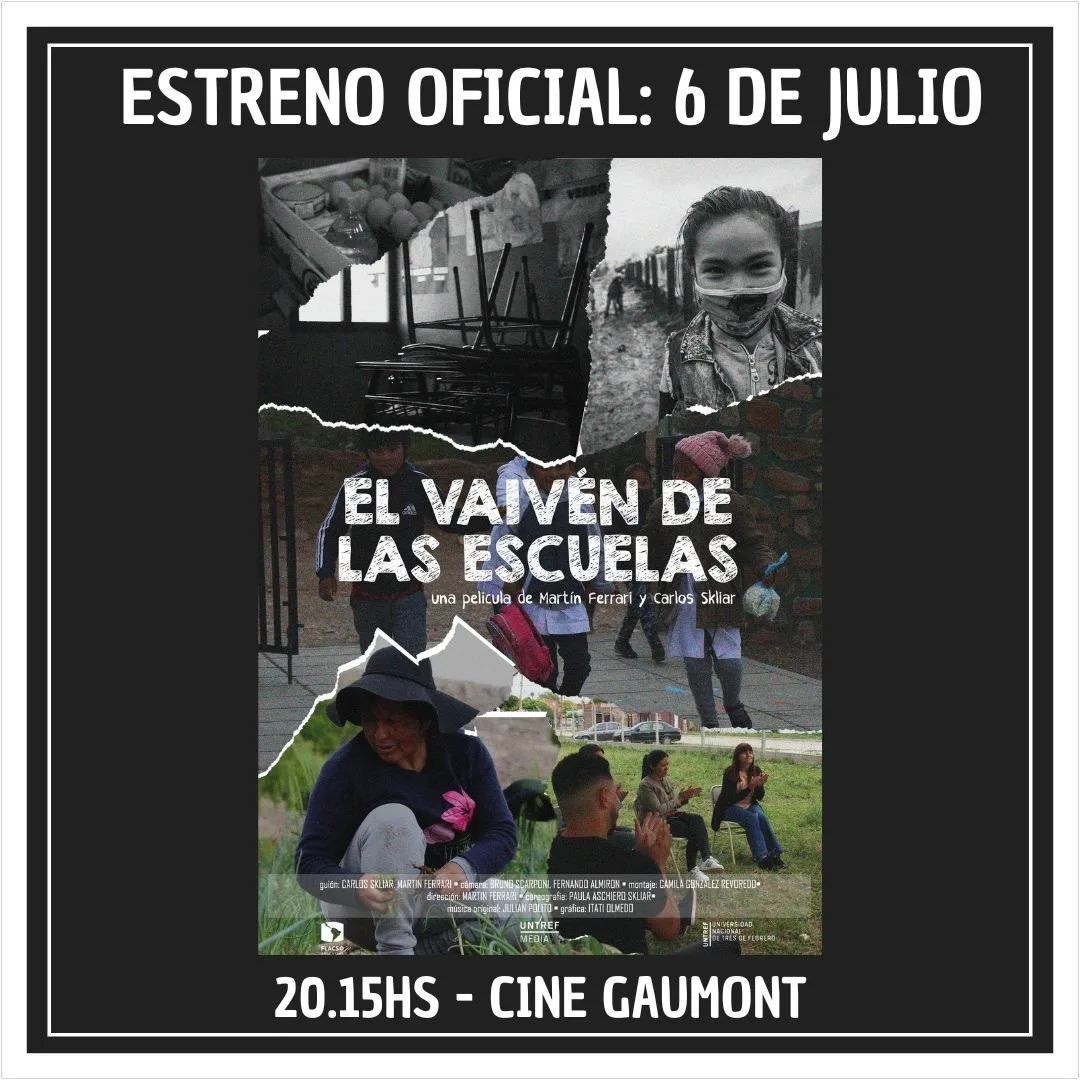 «El vaivén de las escuelas», llega al Cine Gaumont el próximo 6 de Julio