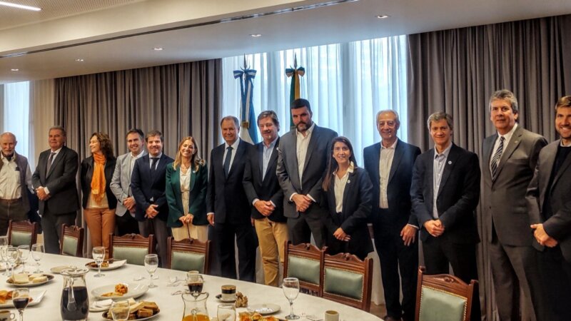 El Congreso Agroindustrial Argentino se reunió con parlamentarios brasileños