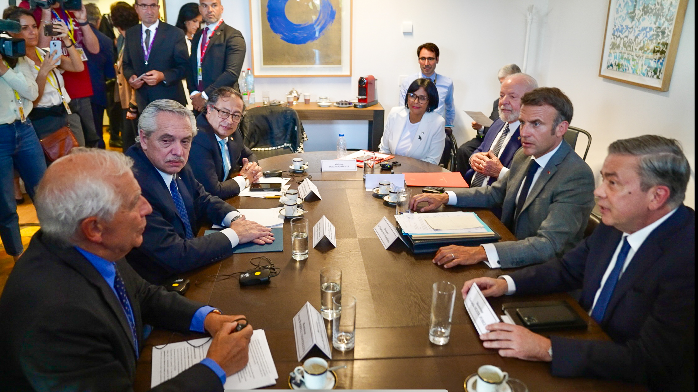 El Presidente participó de la reunión de diálogo político sobre Venezuela