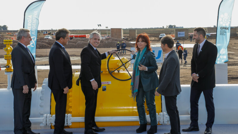Alberto Fernández en la inauguración del GPNK: “Un 9 de julio estamos empezando a declarar la independencia energética de la Argentina”