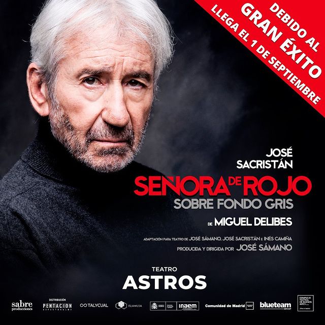 José Sacristán llega al Teatro Astros
